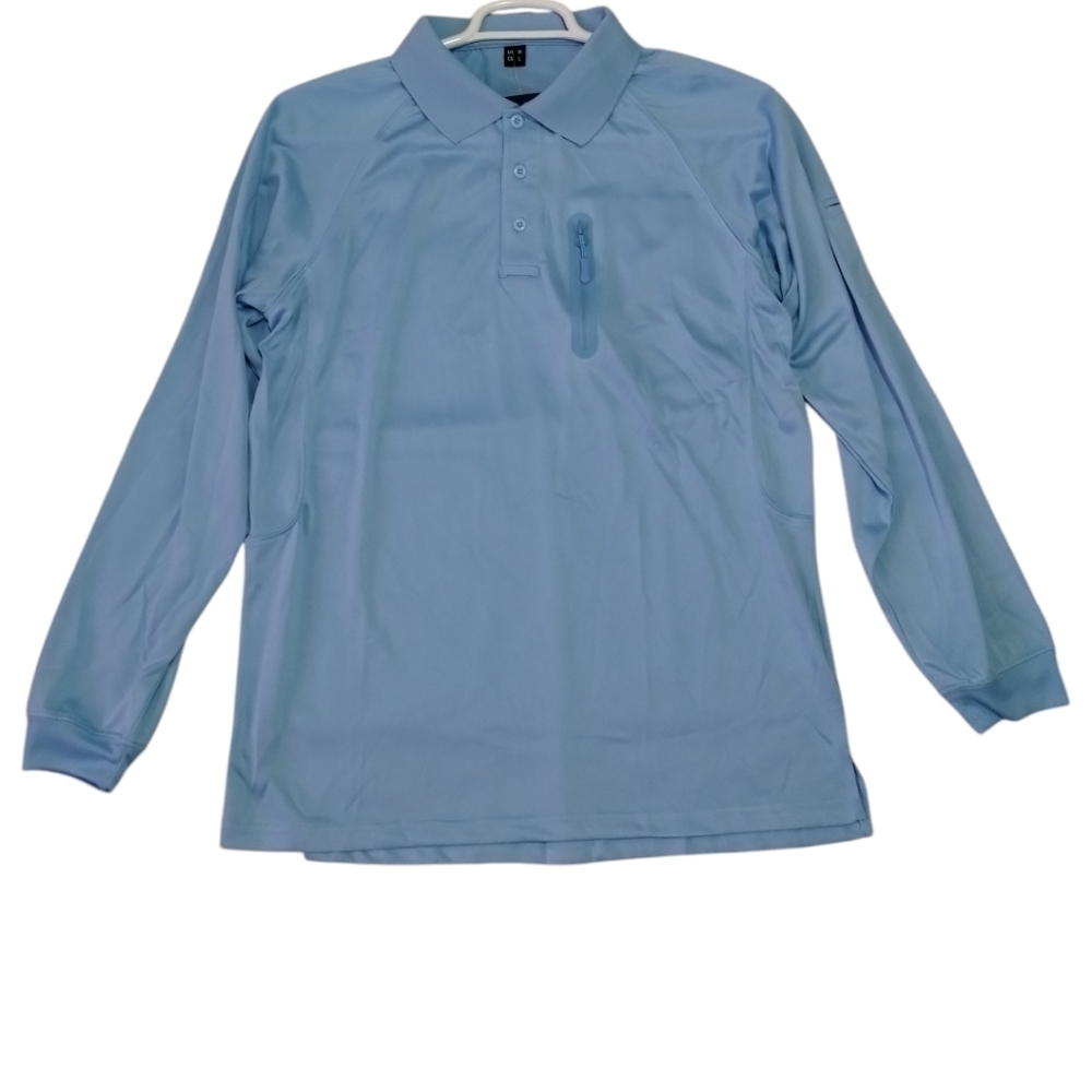 Tacvasen Mens M Tactical Polo Shirt Long Sleeve Quick Drying Outdoor Performance